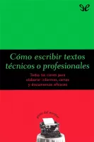 Cómo escribir textos técnicos o profesionales
